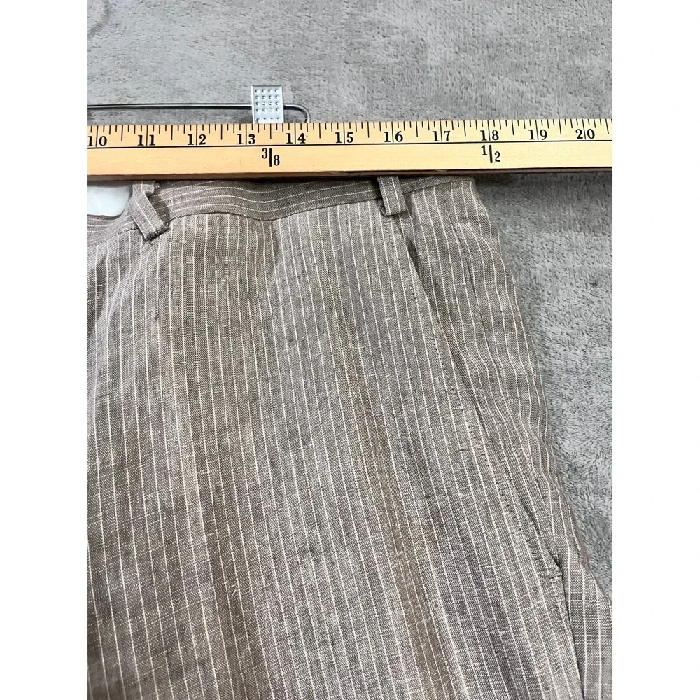 Bar III Linen Slim Fit Trousers Mens 36x30 Pants Wedding Old Money Beach Coastal